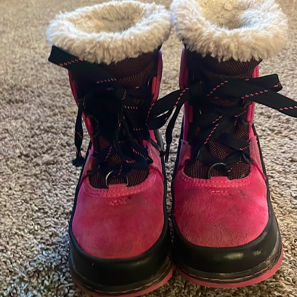 Pink Sorel Tivoli Snow Boots